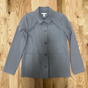 Eileen Fisher Olive Cotton Jacket